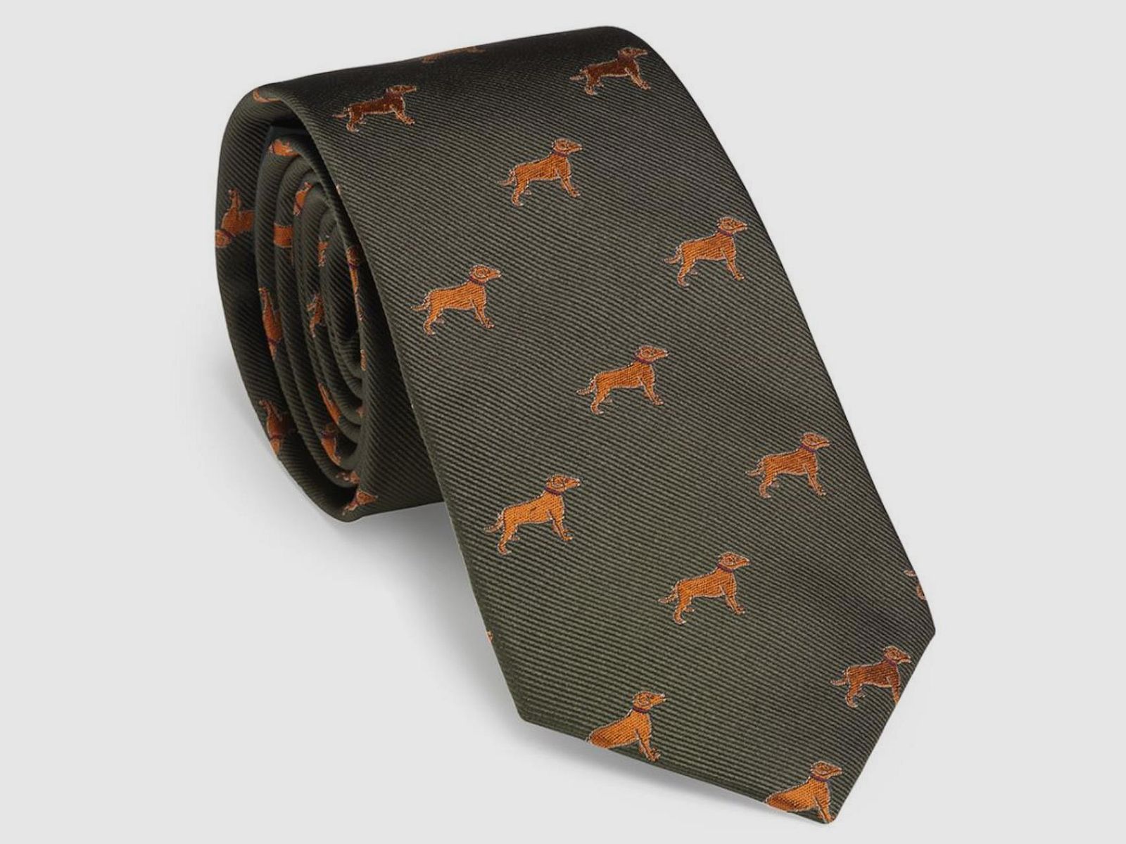 Laksen dog leash in loden, image 2 of 2