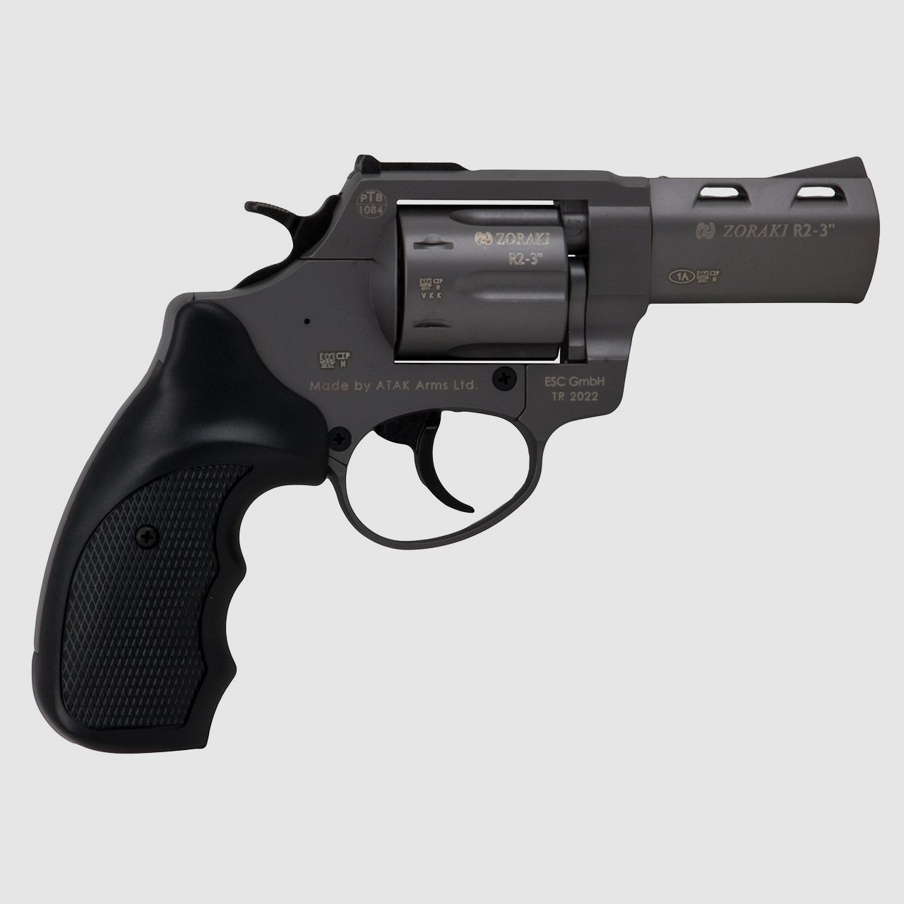 Schreckschuss Revolver Zoraki R2 Titan 3 Zoll PTB 1084 Kaliber 9 mm R.K. (P18)