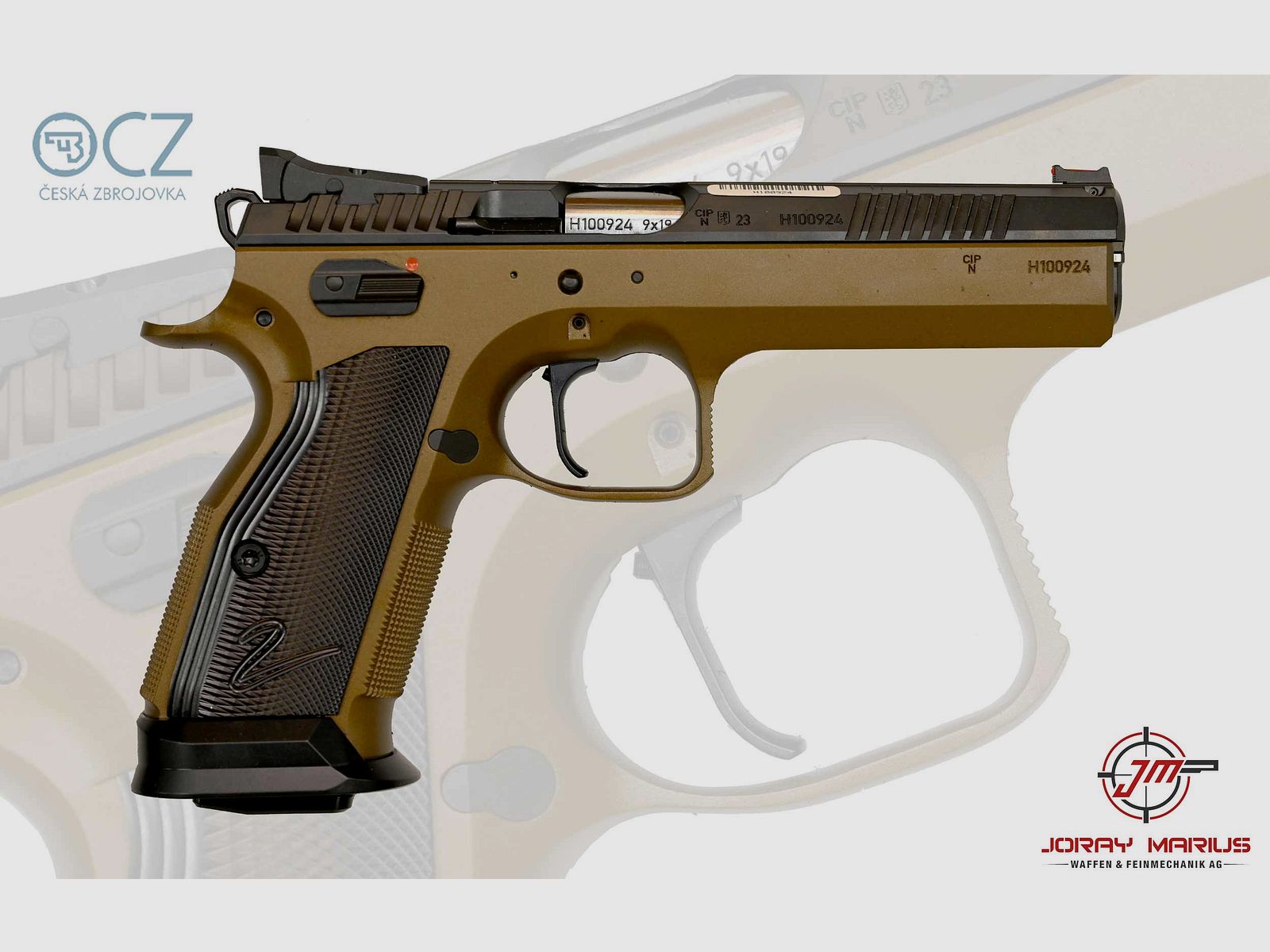 CZ TS 2 Deep Bronze 9mm Para, zdjęcie 1 z 2