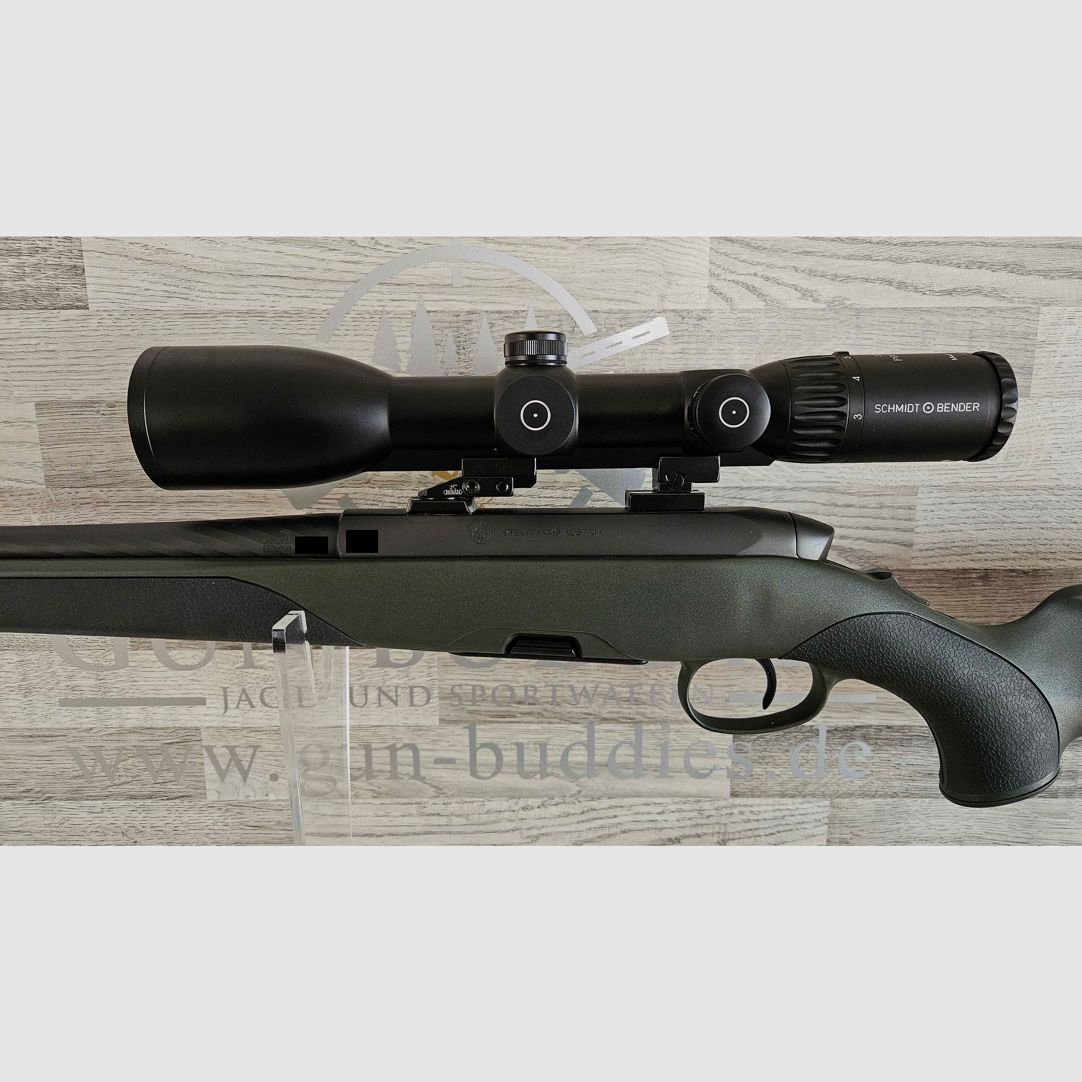 STEYR SM12 SX Goiserer 6.5 Creedmoor + Schmidt&Bender Polar T96 3-12x54 on swivel mount - free shipping - new goods from specialist trade