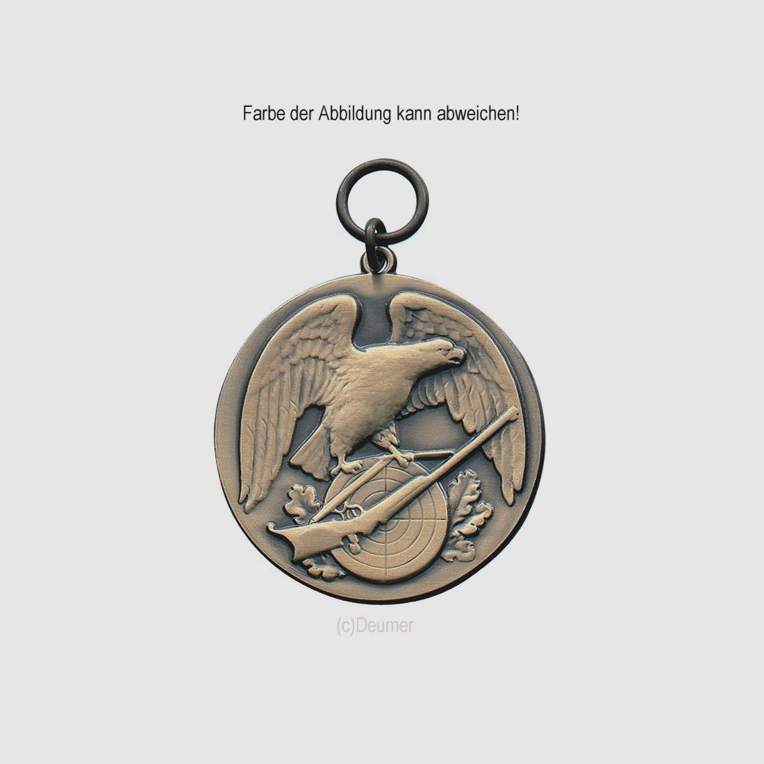 Médaille de l’aigle, bronze Deumer d’origine, 39 mm
