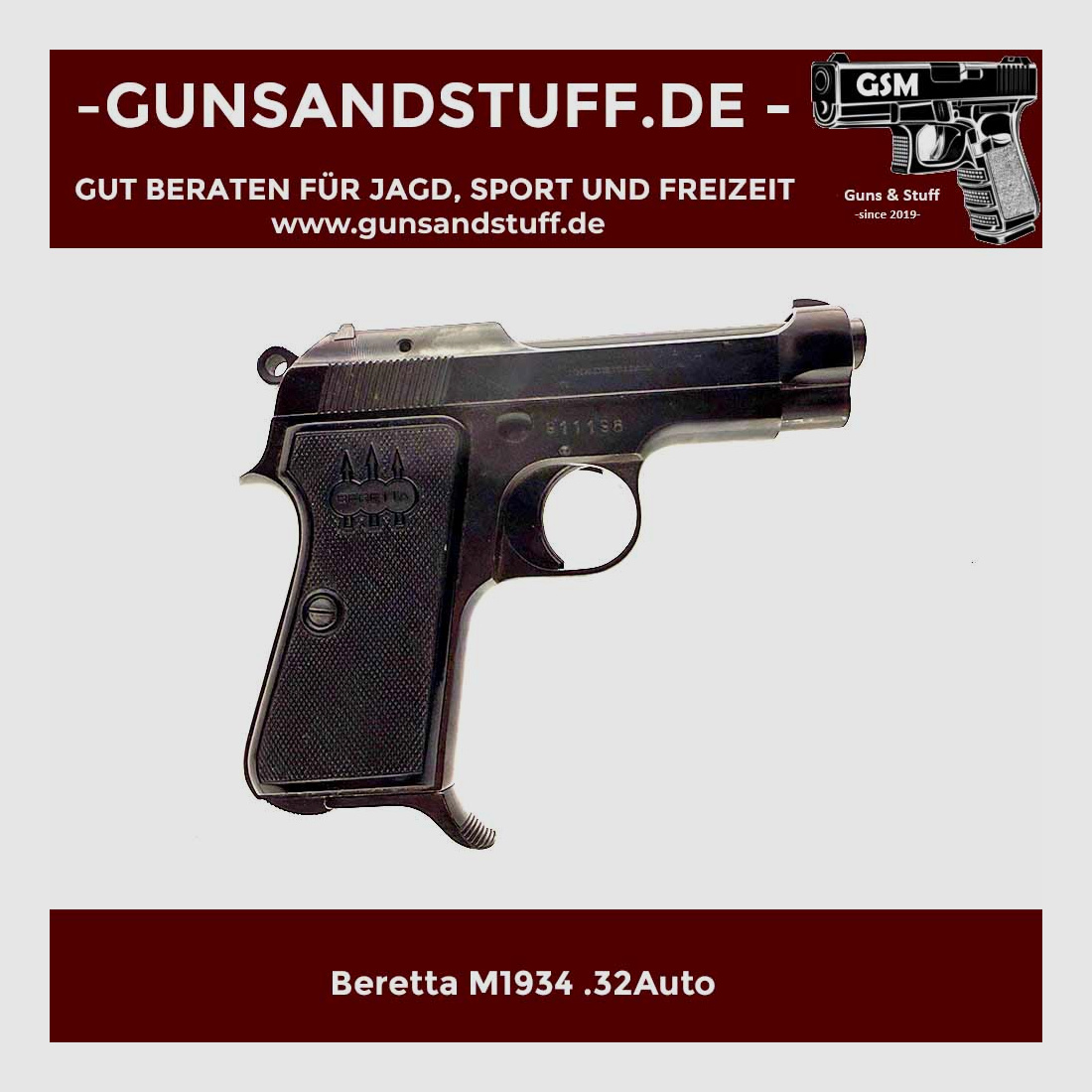 Beretta M1934 7,65mmBrowning