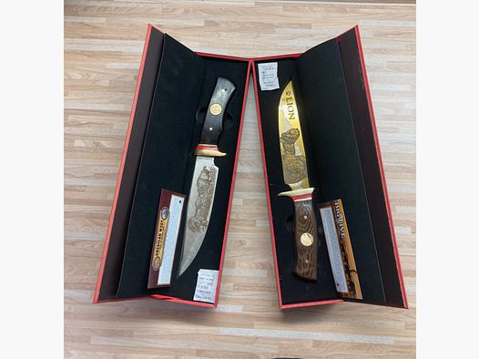 Zwei neue Bowie-Sammlermesser von American Mint