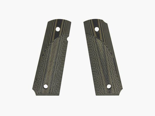 Grip G10 Checkered green Colt 1911