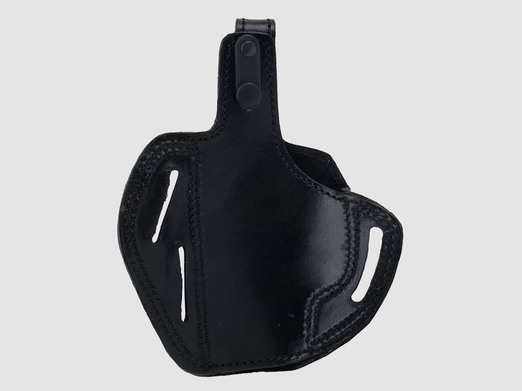 Schnellziehholster Formholster GĂĽrtelholster fĂĽr Schreckschuss Pistole Walther P99 Leder schwarz