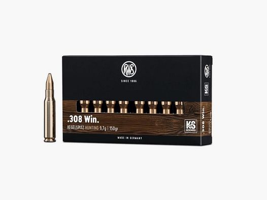RWS .308 Win Kegelspitz 9,7g / 150gr