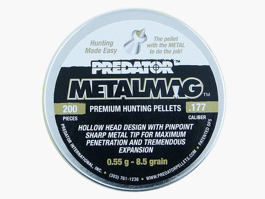 Predator Metalmag pellets cal. 4.5 mm, pack of 200