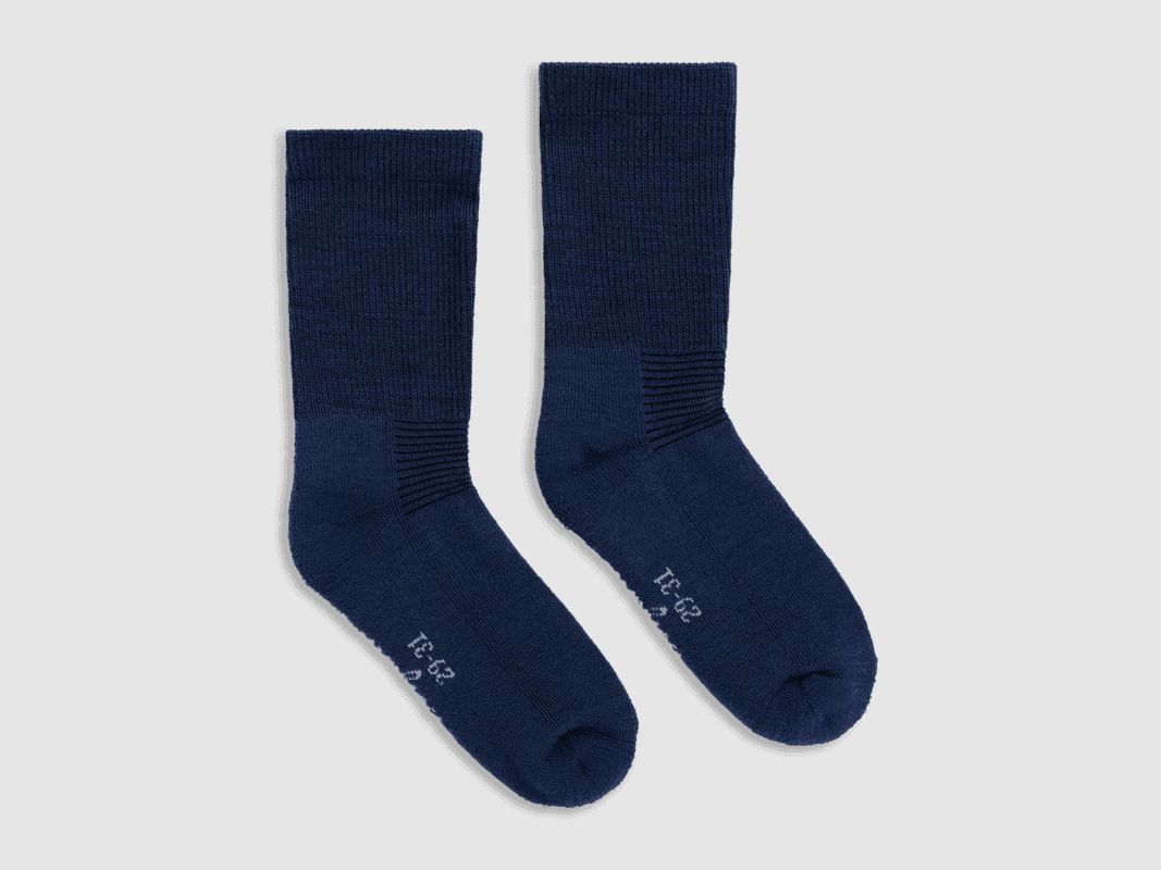 Bergans Essentials Mid Merino Sock Junior 3-pack Bleu Marine 32-35