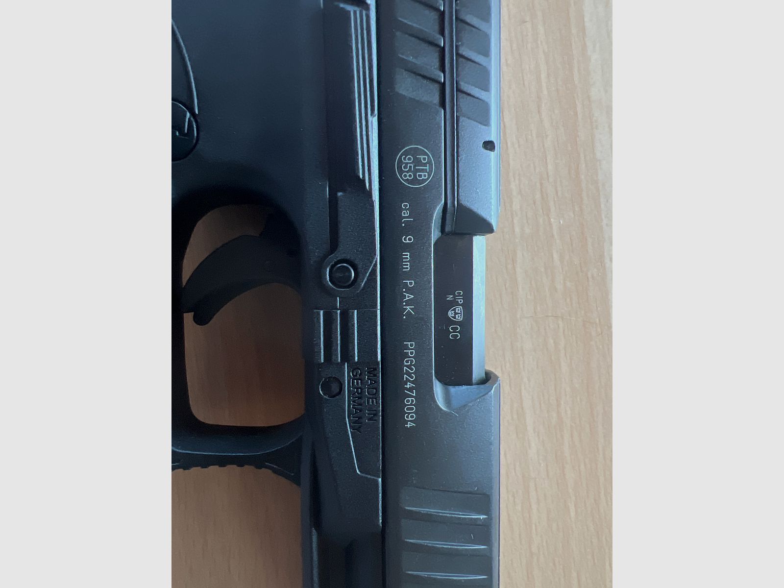 Walther PPQ M2 PTB Kalibrier 9mm p.a.k.