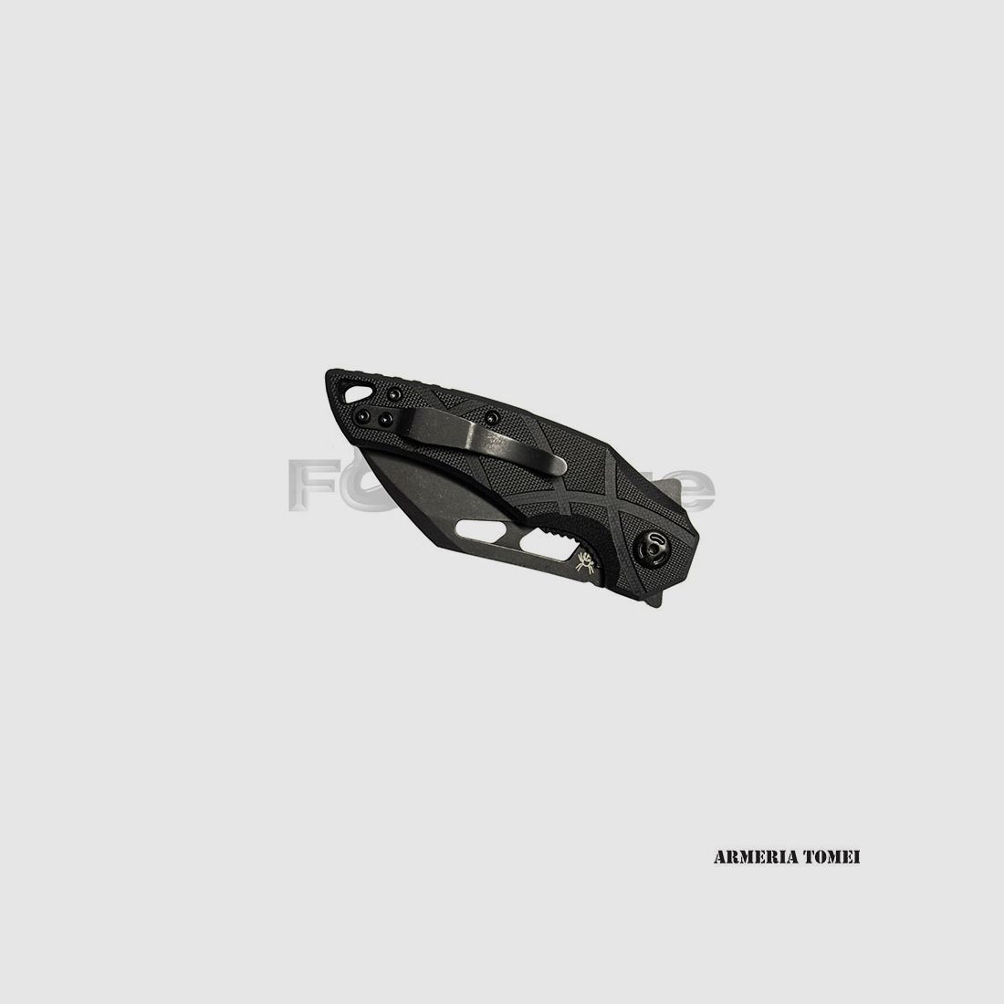 FOX EDGE – ATRAX FOLDING KNIFE BLACK STONEWASHED, immagine 2 di 2