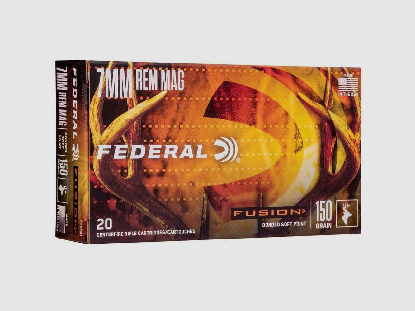 7 mm Rem. Mag. Fusion 9,7g/150grs. Munizioni Federal