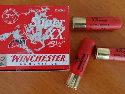 Winchester	 Winchester: Super XX Magnum-Schrotpatronen 12/89