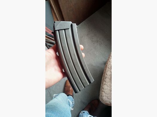 Magasin de décoration en acier Galil gris phosphaté (inutilisable/désactivé) / s'adapte dans le chargeur AKM AK47 donc aussi GSG Cybergun China-Yunker