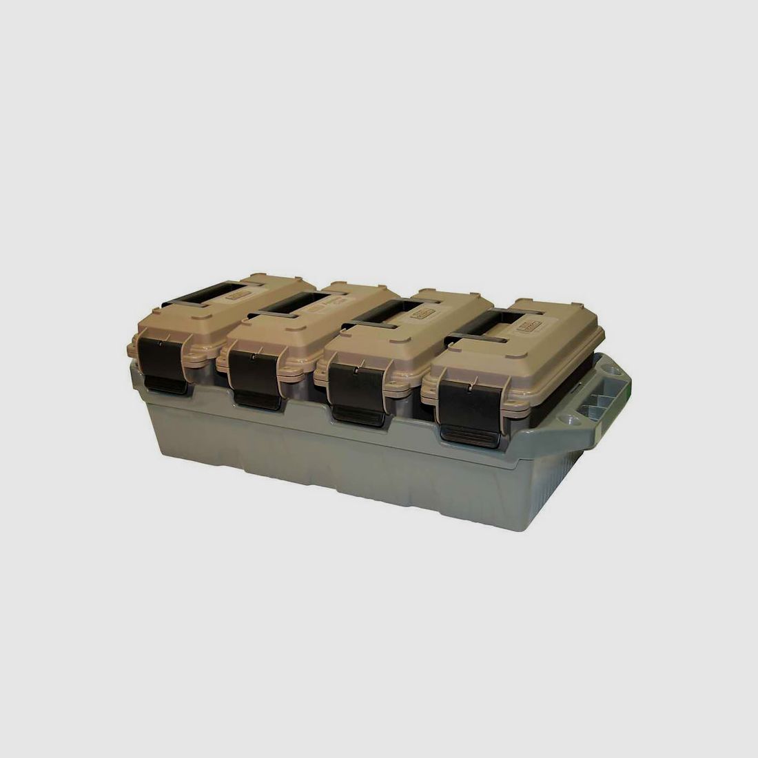 MTM ammunition transport box including 4 boxes