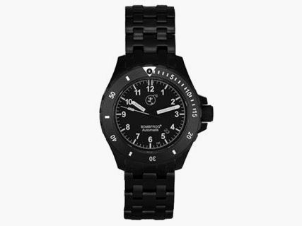 BOMBFROG BT25 Black Edelstahl-Armband