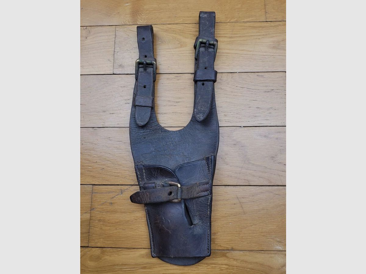 Veldsabelriem – Cavalerieofficier (eerder licht) – leer – model 1884 – Uitstekende staat, afbeelding 1 van 6