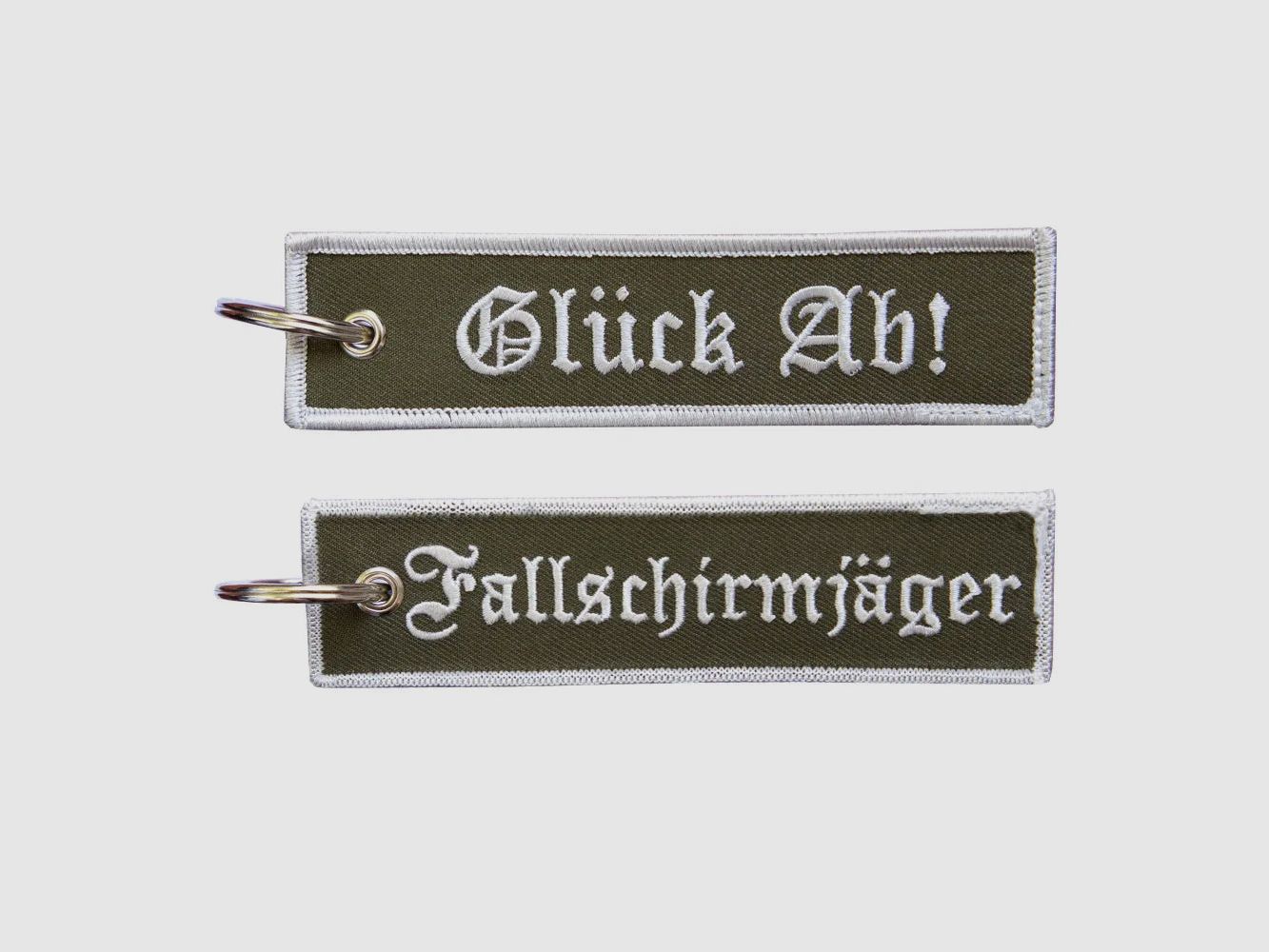 Schlüsselanhänger Fallschirmjäger Glück ab