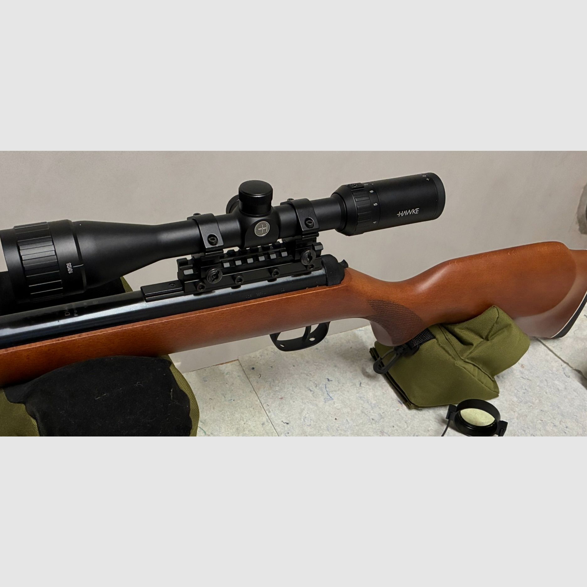 Luftgewehr Diana 31 T06 Luxus-Holzschaft mit Hawke ZF - wie 34 / 35