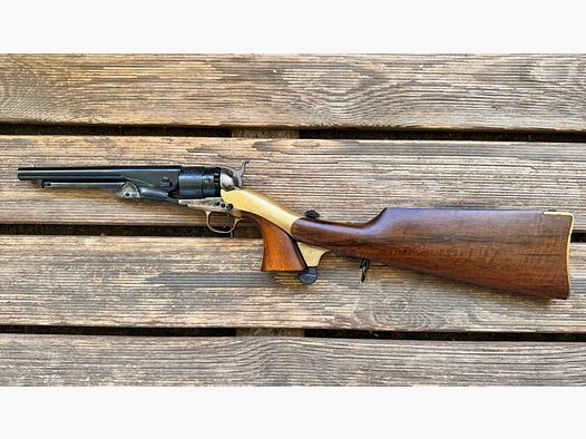 Colt Army 1860 mit Anschlagsschaft .44(BlackPowder)