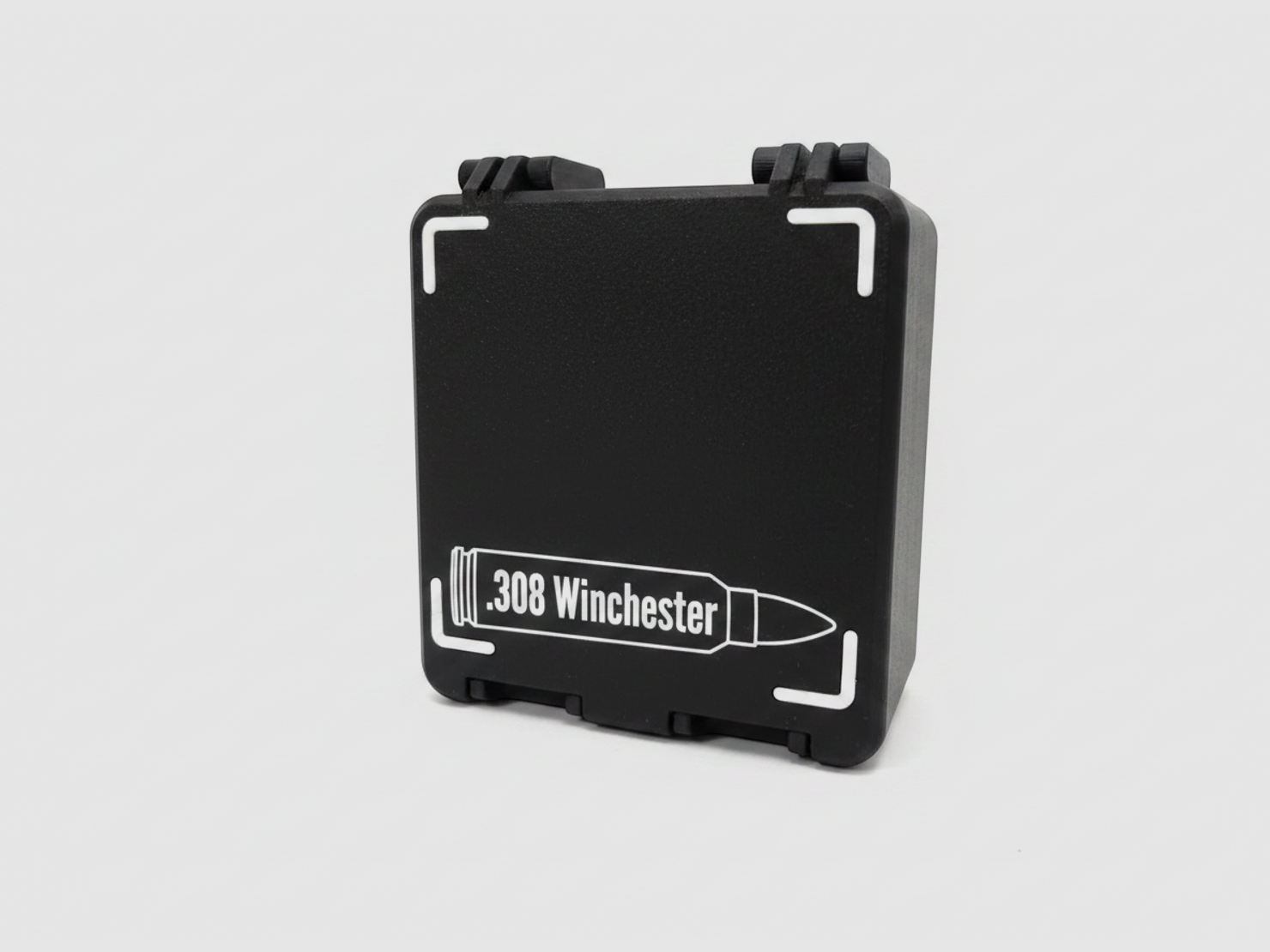 Filamelt ammunition box / 308 Winchester / 'folding / locking lid' / cartridge box, ammo box, image 1 of 10