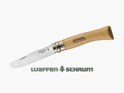 Opinel Klappmesser  Klingenlänge 8cm - Kindermesser mit abgerundeter Spitze