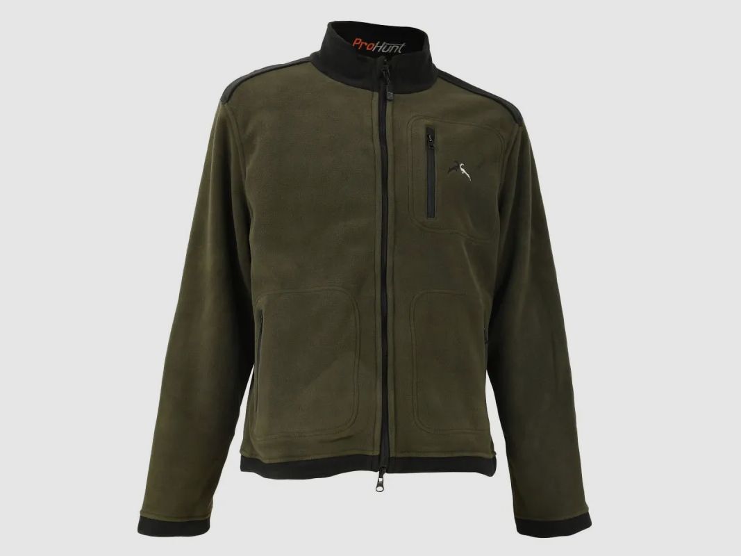 Reversibler Fleece-Jacke Pro Hunt Polyester khaki/blaze M bis 4XL, Bild 3 von 16