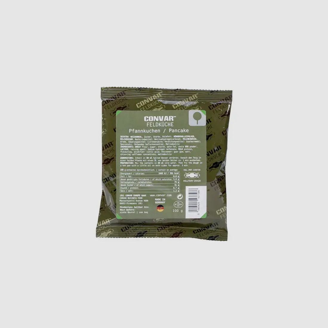 Convar-7 veldkeuken pannenkoeken