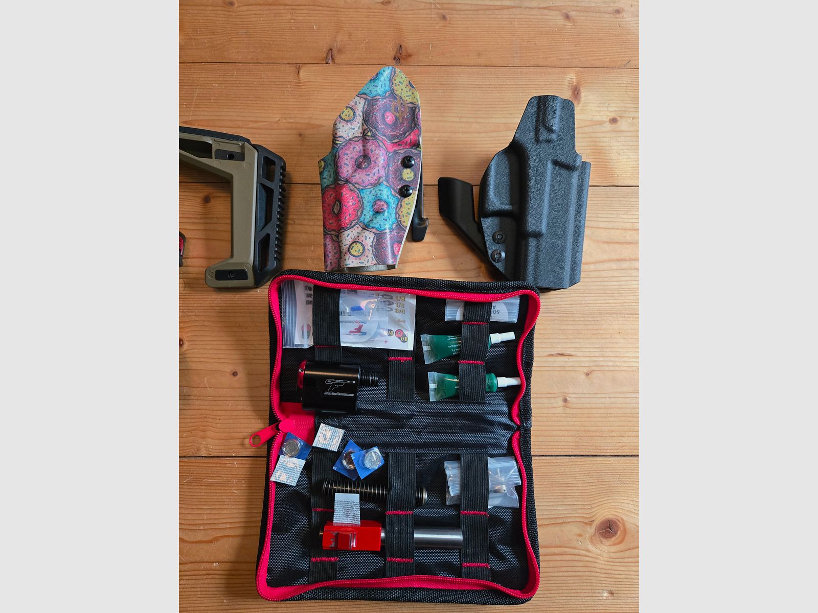 Glock 45 Gen 5 MOS maßgeschneiderte Set Holosun Trockenfeuer Chassis Holster IPSC