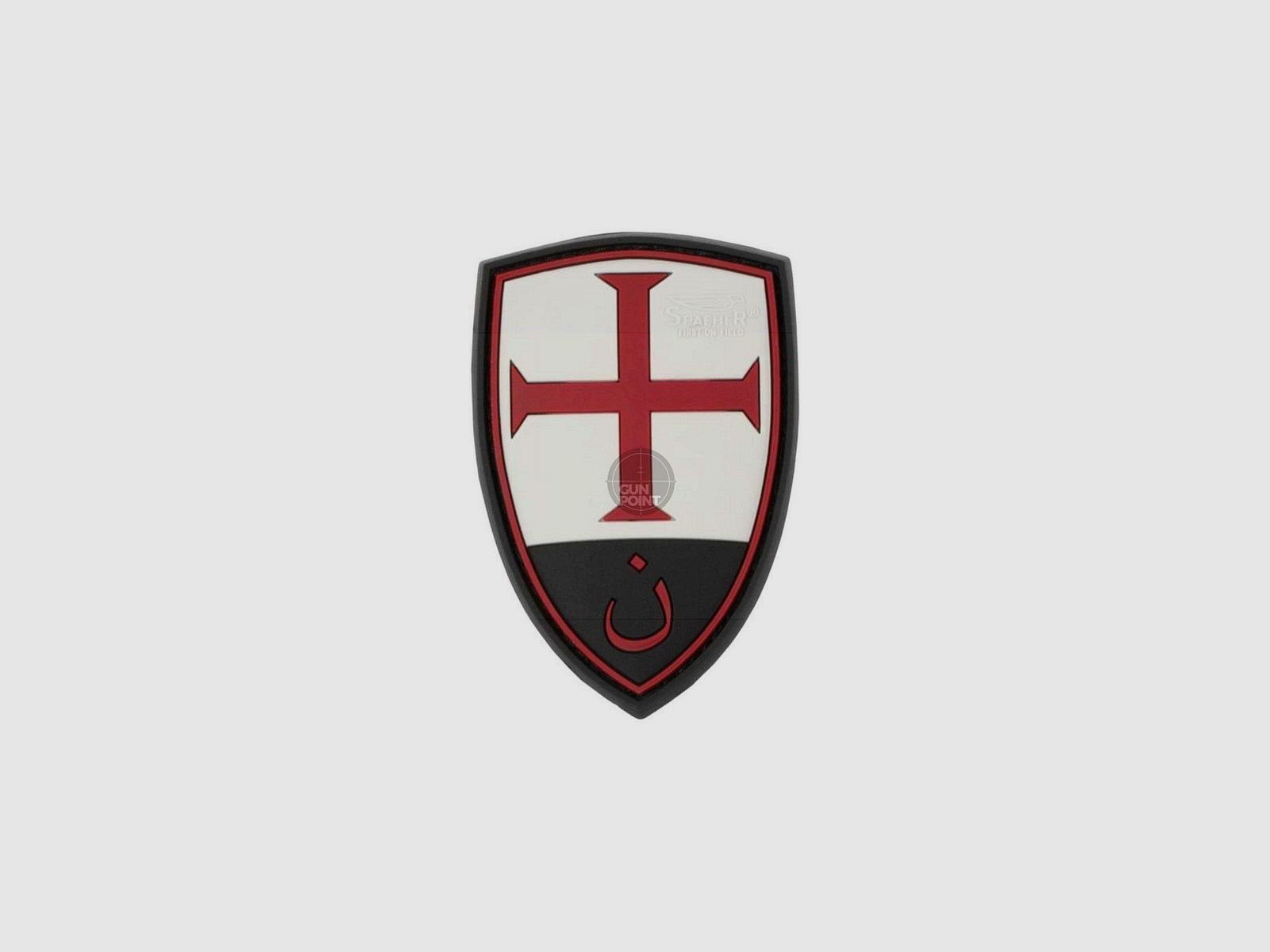 JTG Crusader Shield Rubber Patch-Multicolor