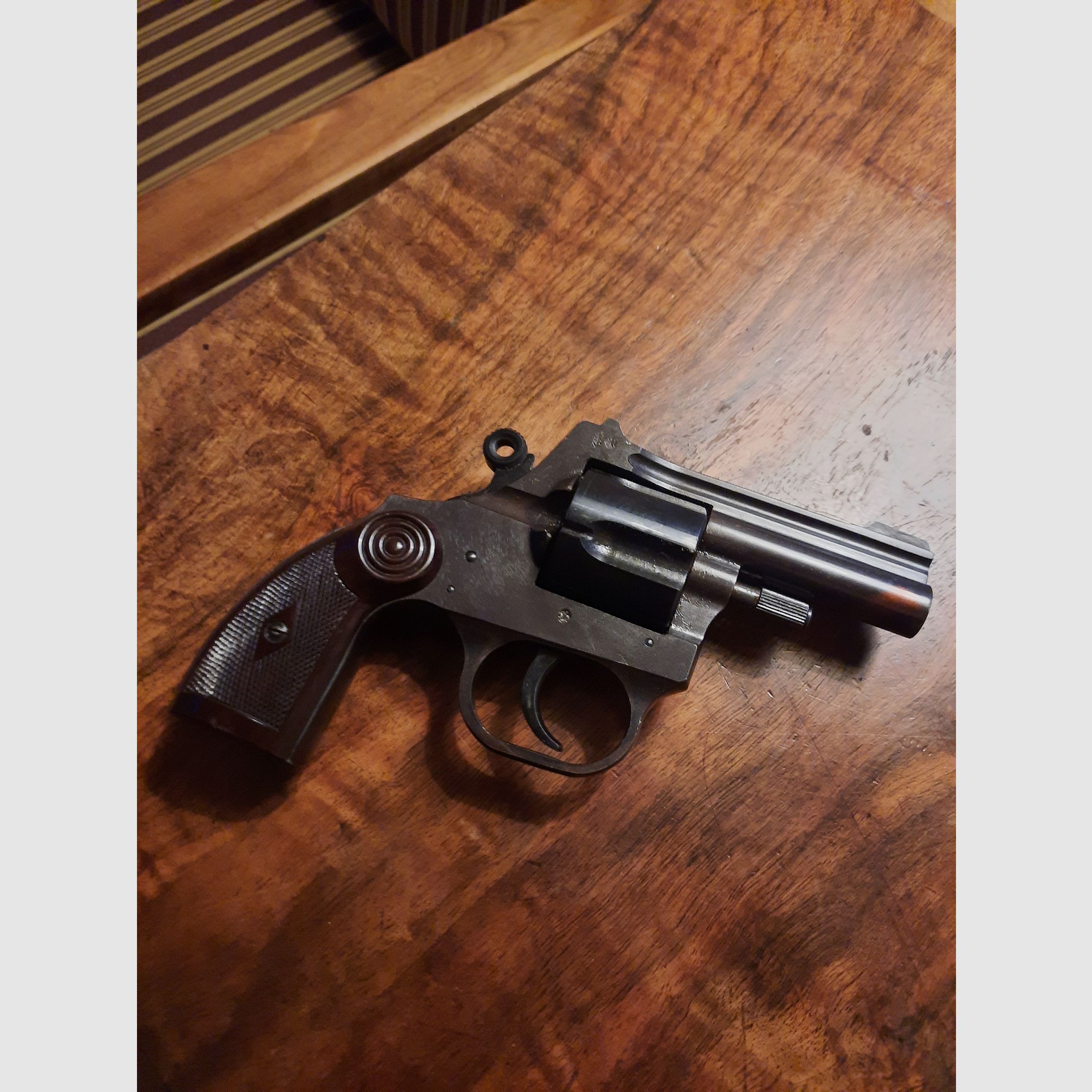 Blank firing / gas revolver Willi Korth, .380 R, very rare collector's item
