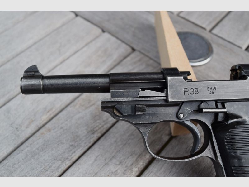 Deutschland Pistole Mauser P38 svw45 WKII 9mm nrgl. Sammlerwaffe