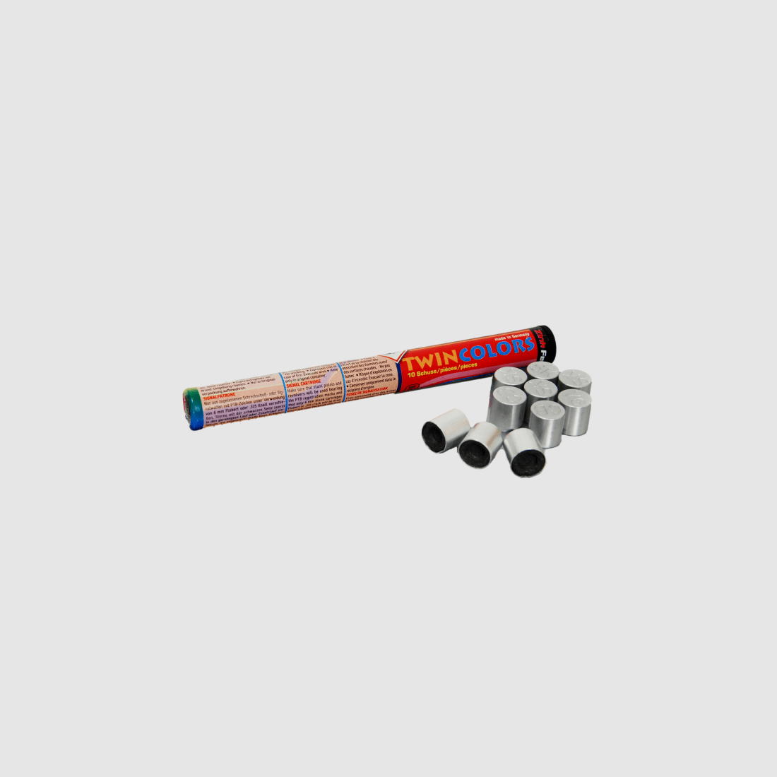 Zink Fuochi d'Artificio Twin Colors Stelle Segnale 10 pz. 15 mm