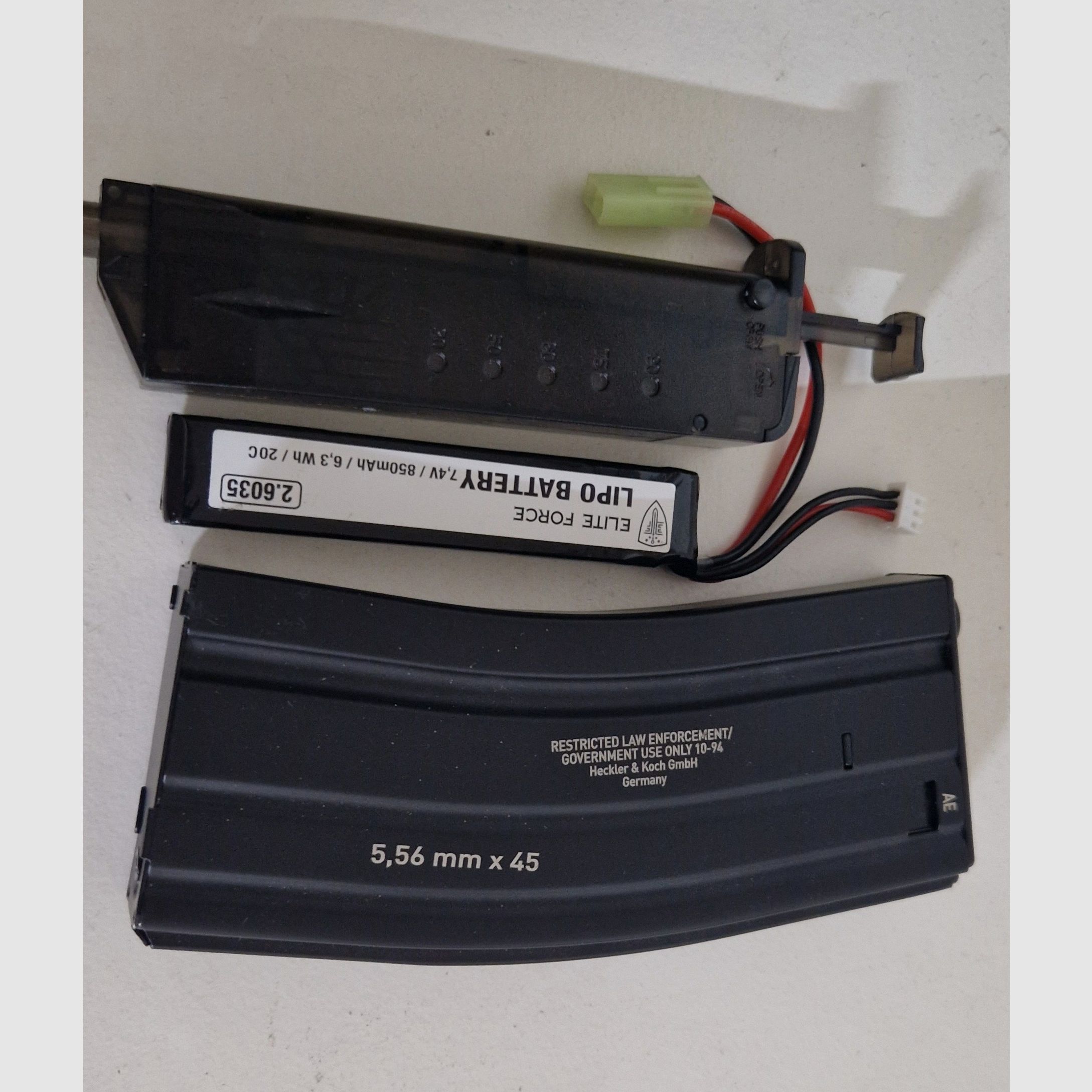HK416A5 Sportsline + silenziatore + mirino a punto in super stato 6mm AEG
