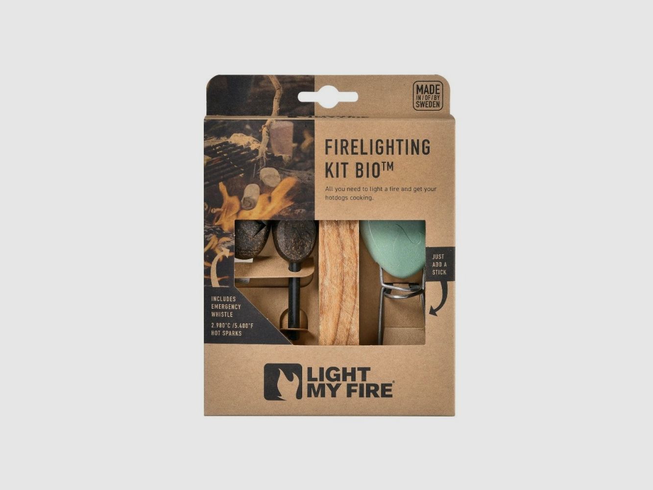 Light my fire FireLighting Kit BIO zandgroen/cocoshell