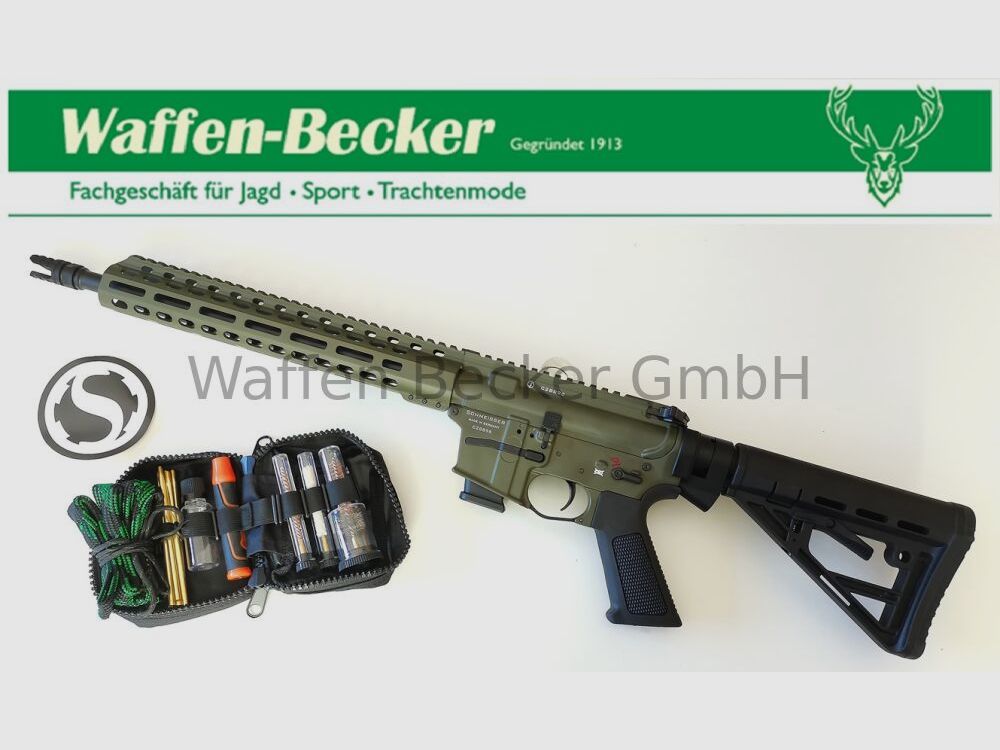 Schmeisser (Waffen Schumacher) Schmeisser AR15-9 M4FL 14,5" 9mm Luger, OD-vert