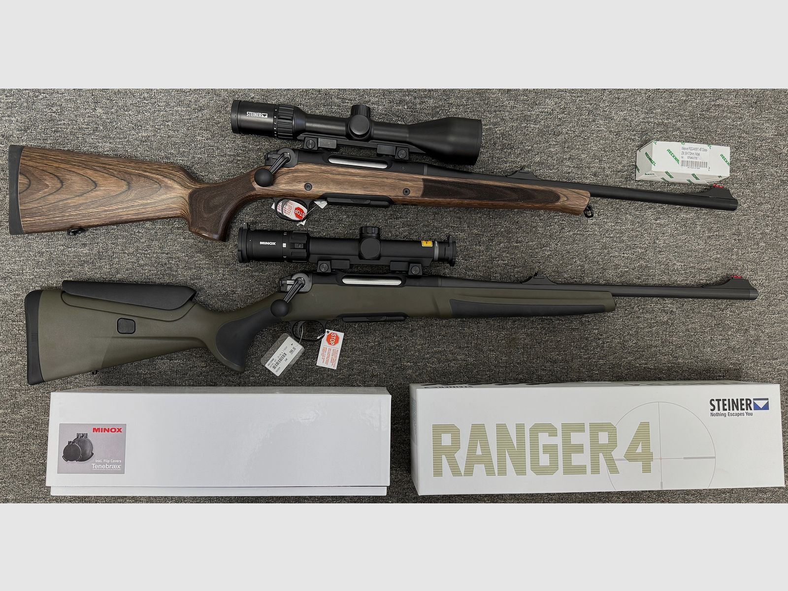 Haenel NXT - 2 weapons - 2 scopes - one price