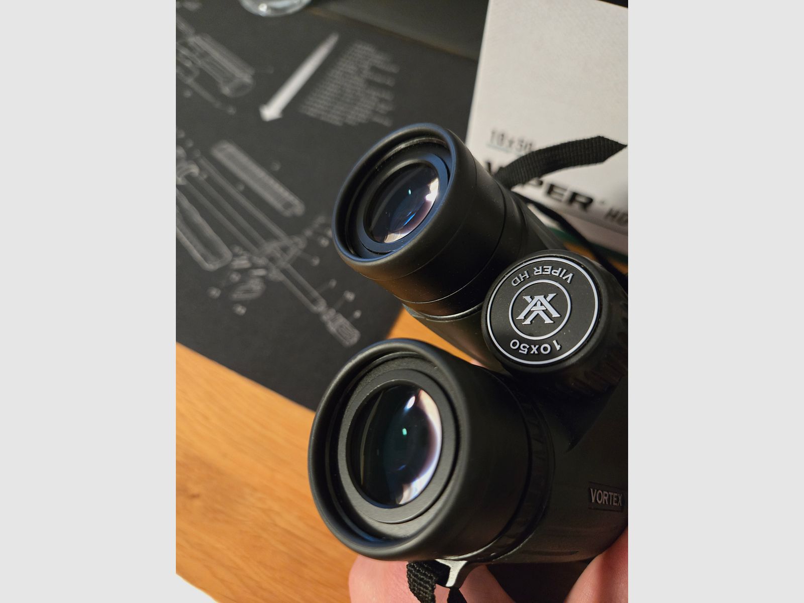 Fernglas Vortex Viper HD 10x50 neuwertig ovp alles Zubehör lebenslange Garantie