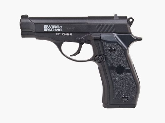 Swiss Arms P84 Schwarz 4,5mm BB - Druckluft Co2 Non BlowBack