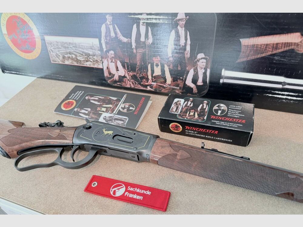 Winchester 1894 Centennial High Grade inkl. Karton, Booklet und Munition