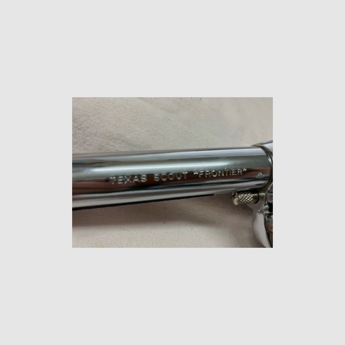 Texas Scout Frontier 9mm K, PTB Nr. 241 - Gunfighter Ausführung (kurze Ausführung) von H. Schmidt UNBENUTZT - TOP -