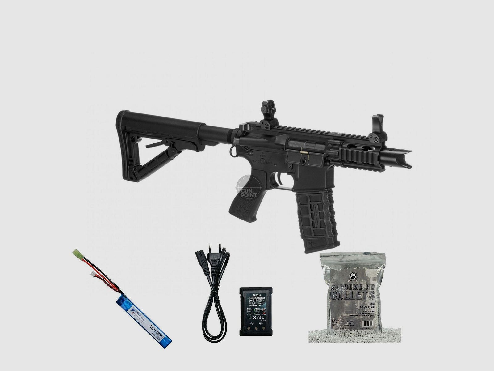SET !!! Softair - Gewehr - G & G Firehawk HC-05 - ab 14, unter 0,5 Joule