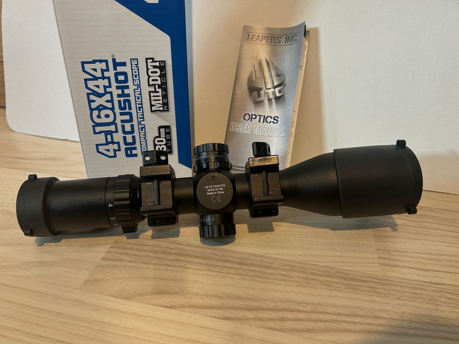 Accushot 4-16x44 Rifle Scope Mil Dot