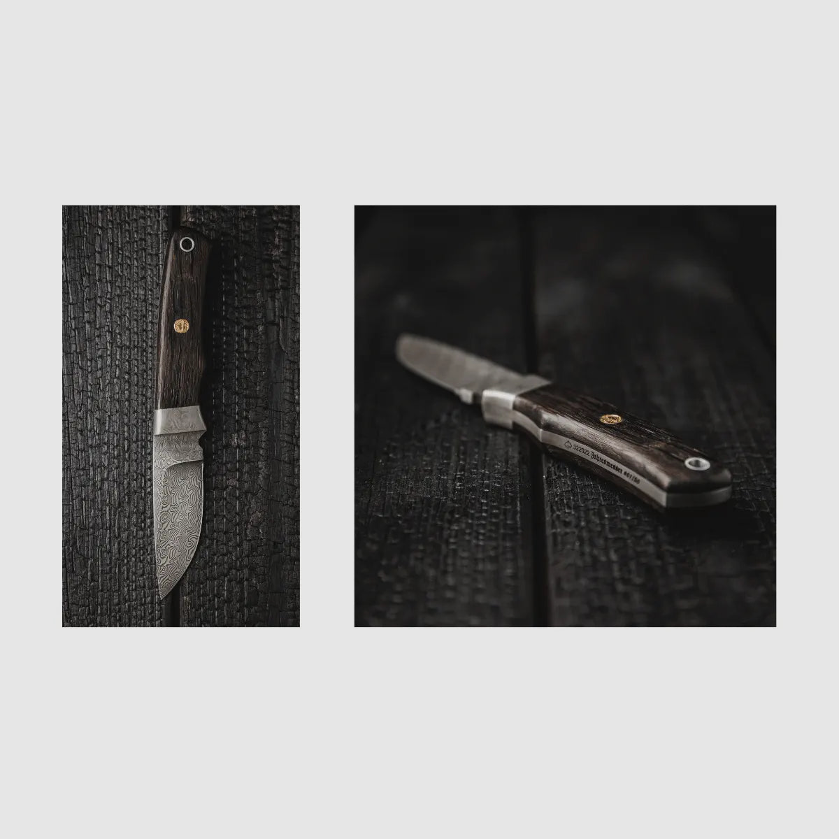 Cuchillo anual PUMA 2022, roble de pantano, acero damasquinado SuperClean limitado a 50 piezas, imagen 4 de 4