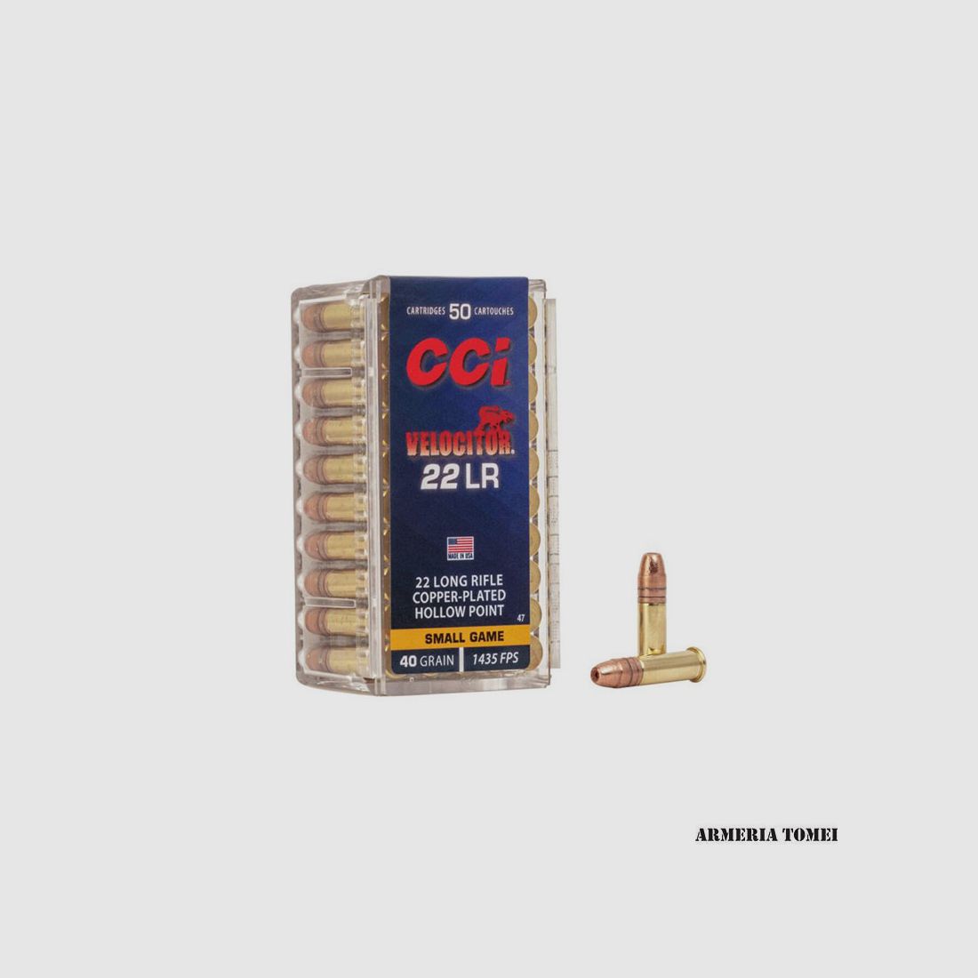 CCI Zündhütchen – Velocitor Kal. 22 LR Kleintier 40gr 1435 FPS (50Stück)