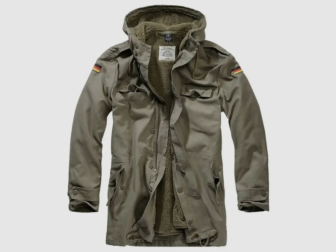 Brandit Brandit Parka Bundeswehr Flag - Oliv / 46