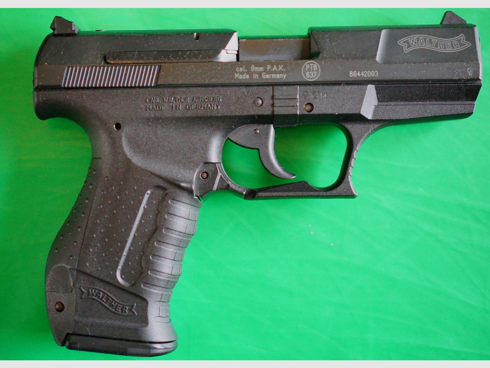 Walther P99 Pistolet alarmowy 9mm P.A.K. (PTB 637)