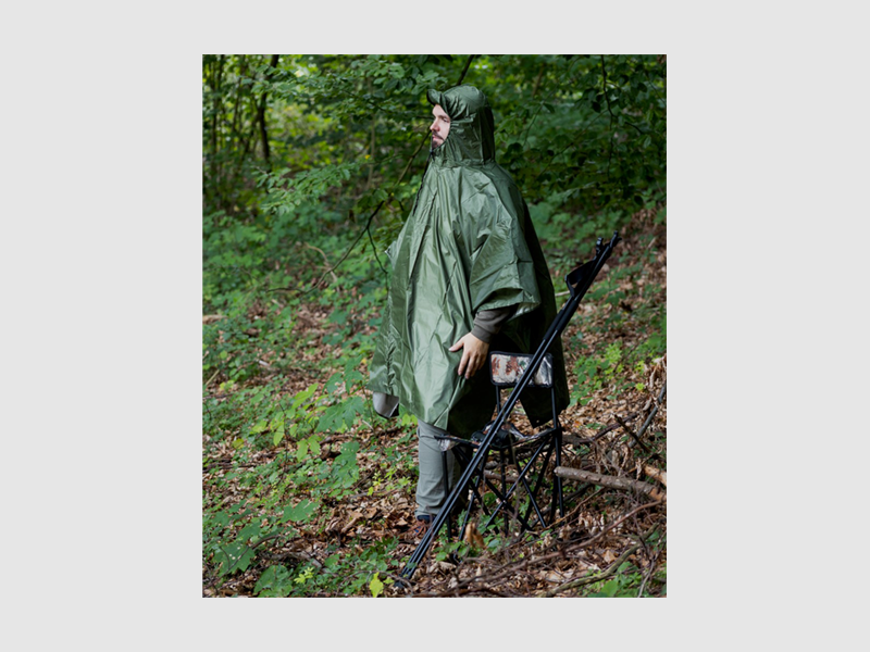 Fritzmann Jacht Poncho Groen, afbeelding 1 van 3