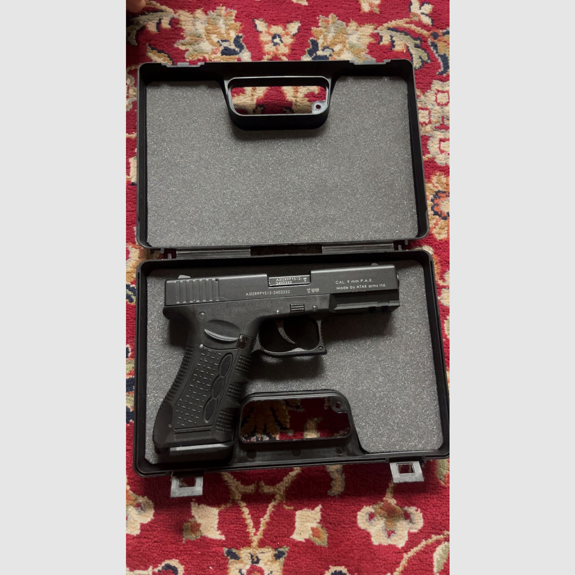 Zoraki 917 pistola de fogueo 9mm P.A.K. niquelada