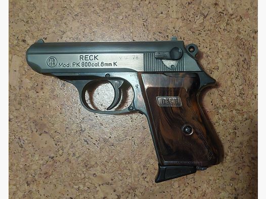 RECK PK 800 con carrello lucidato (PTB 196) PK800 RG8 RG9 nessuna P99 p88 Zoraki HW94 glock Walther