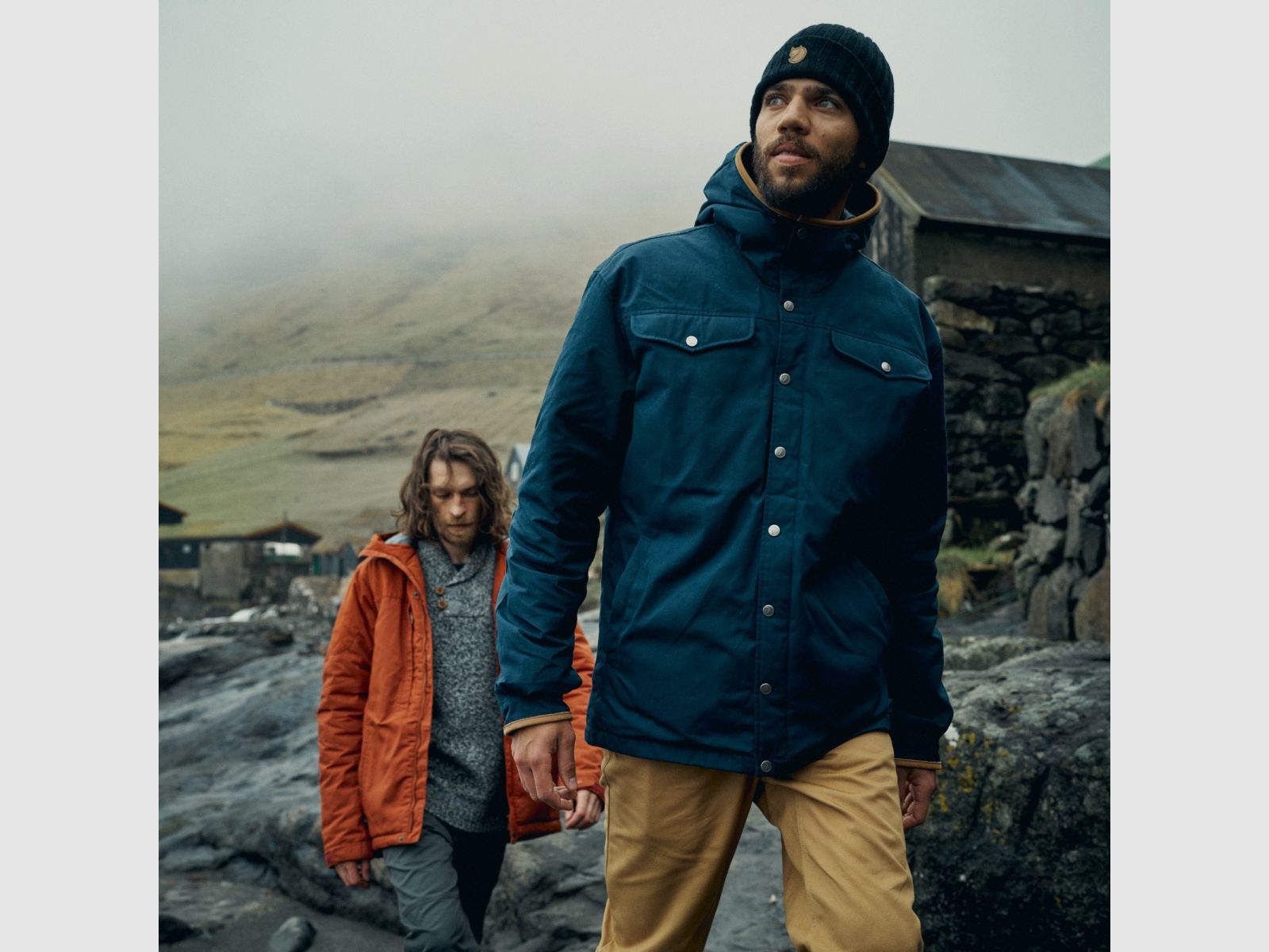 Chaqueta acolchada FJÄLLRÄVEN Skogsö M Gris oscuro